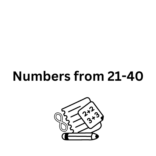 Numbers from 21-40